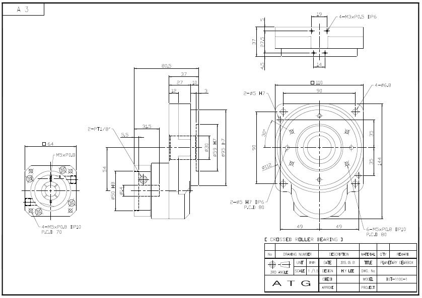 KGT-110C ½Ã¸®Áî 1´Ü °¨¼Ó±â ¿ÜÇüµµ.
