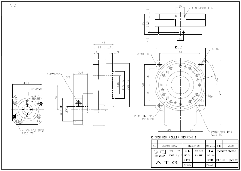 KGT-110H ½Ã¸®Áî 1´Ü °¨¼Ó±â ¿ÜÇüµµ.