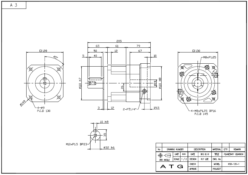 KSB120 ½Ã¸®Áî 1´Ü °¨¼Ó±â ¿ÜÇüµµ.