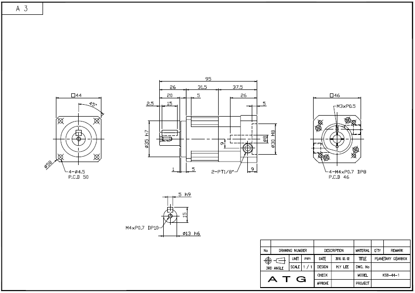 KSB44 ½Ã¸®Áî 1´Ü °¨¼Ó±â ¿ÜÇüµµ.