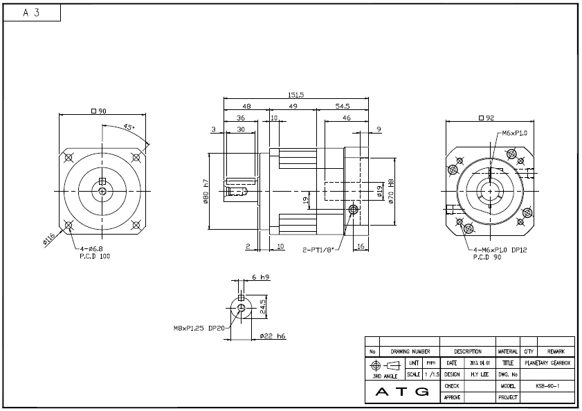 KSB90 ½Ã¸®Áî 1´Ü °¨¼Ó±â ¿ÜÇüµµ.