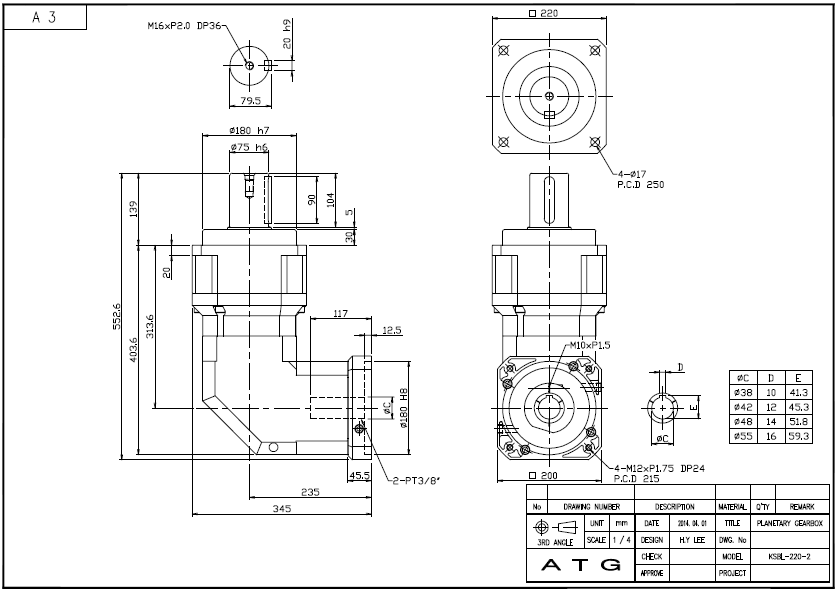 KSBL220 ½Ã¸®Áî 2´Ü °¨¼Ó±â ¿ÜÇüµµ.