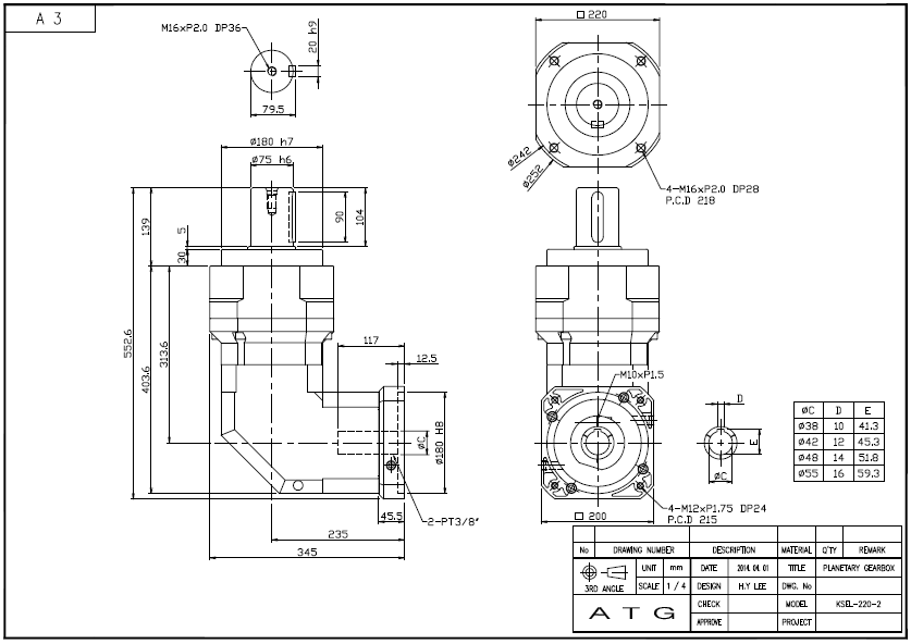KSEL220 ½Ã¸®Áî 2´Ü °¨¼Ó±â ¿ÜÇüµµ.