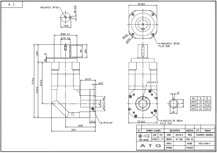 KSEL220A ½Ã¸®Áî 2´Ü °¨¼Ó±â ¿ÜÇüµµ.