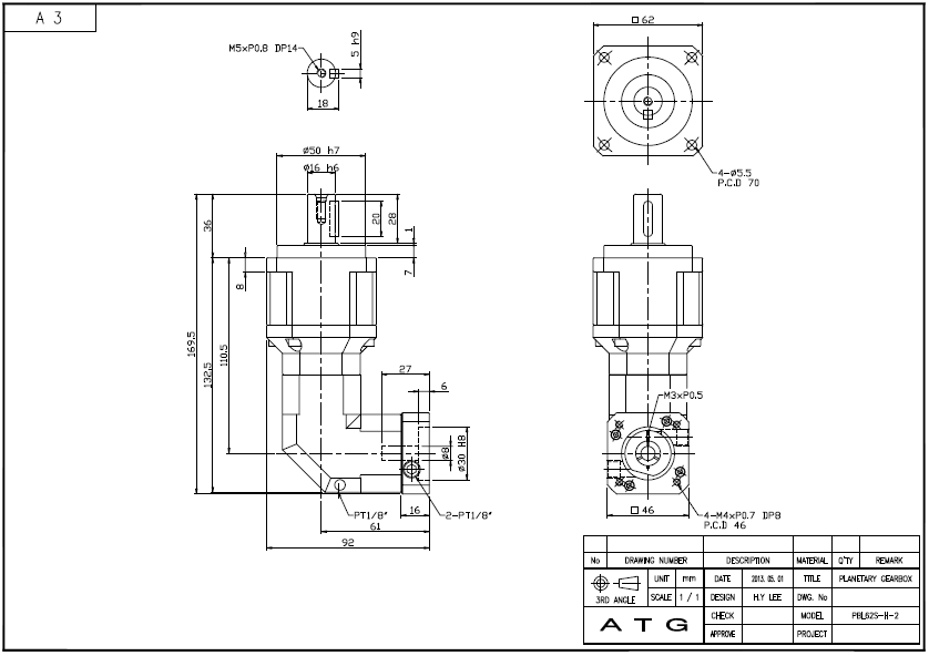 PBL62S-H ½Ã¸®Áî 2(S)´Ü °¨¼Ó±â ¿ÜÇüµµ.